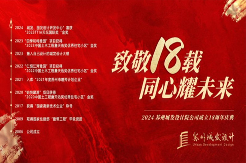 記憶丨蘇州城發(fā)設計喜迎十八周年慶！